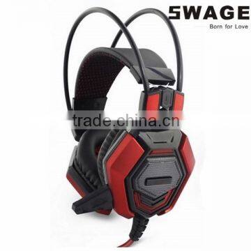 PH-A9 private mould Custom stereo LED Light gaming headphones with mic, GAME headset