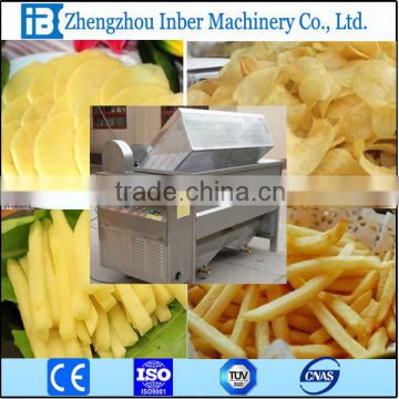 high quality fresh potato chips making machine/french frying machine with ISO