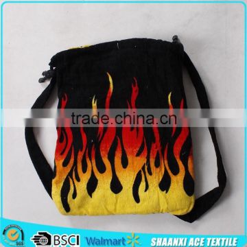 Fashion flame iamge printing Beach Towel backpack Bag beach towel sports bag