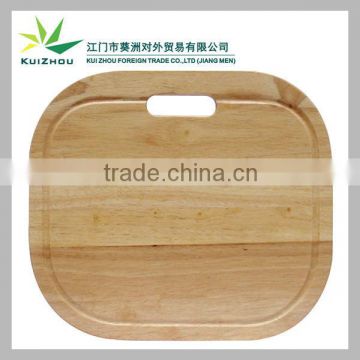 Round corners wooden cutting board