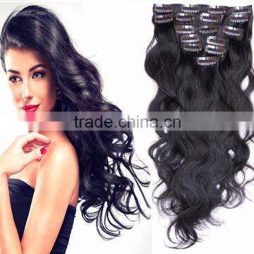 brazilian remy hair clip in hair extension brazilian hair extension                        
                                                Quality Choice