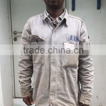 cotton jacket for welding workers,industrial working coat with logo