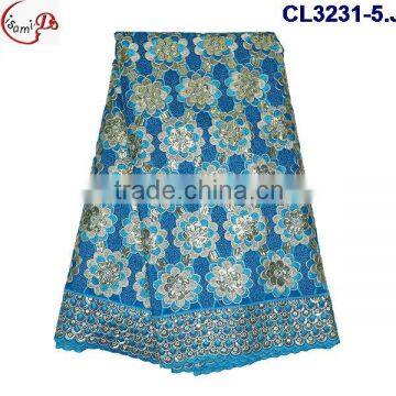 CL3231-5 2016 new hot sale designWholesale high quality and beautiful George lace fabric CL13-13(8)
