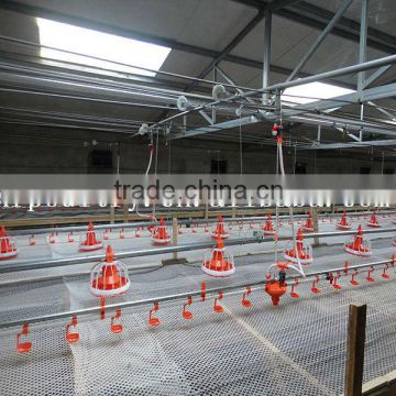 breeding equipment for broiler chicken with feeder and drinker