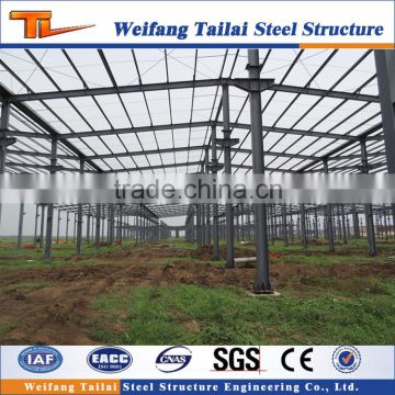 China long -span prefab steel structure building
