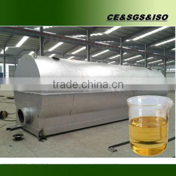 Large capacity Continuous waste tire oil distillation machine