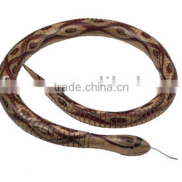 wooden craft Lifelike Snake