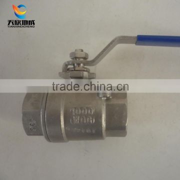 2 PCS Stainless Steel Ball Valve,Two Pieces Ball Valve