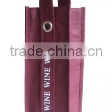 Organic Canvas Promotional Wine Bag-Single Handle