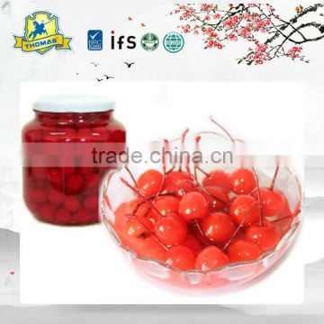 2016 Chinese famous fruit sweet canned cherry