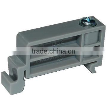 TE-002 Made In Taiwan Plactic Connector End Din Rail Mounting Clamp