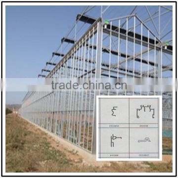 hollowing section aluminum profiles for constructing Greenhouse