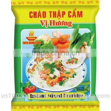 47g INSTANT PORRIDGE MIXED FLAVOUR - Thien Huong Food JSC