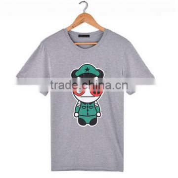 latest vintage design printing angry panda kids short sleeve round neck t-shirts wholesale china supplier