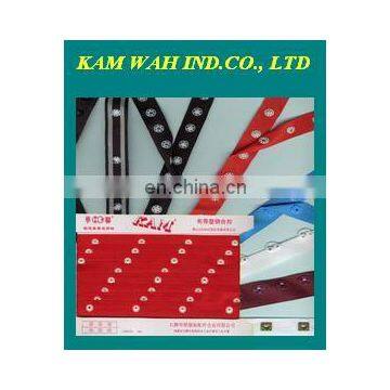 8mm size of Kam plastic snap tape button