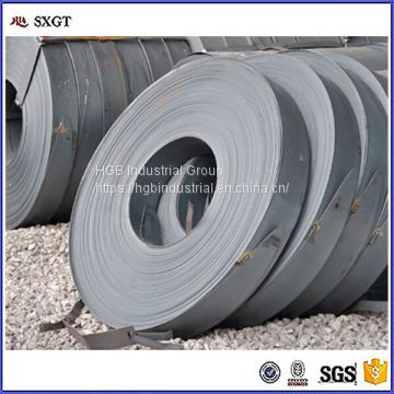Commercial quality mild Q235B steel hot rolled steel strips in coil