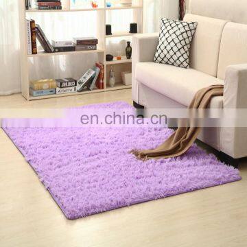 Household modern shaggy sponge long pile bedroom rug carpet