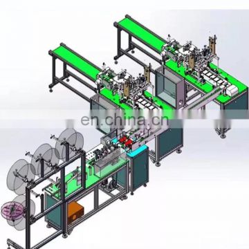 Industrial Applicable surgical earloop non woven facemask machine