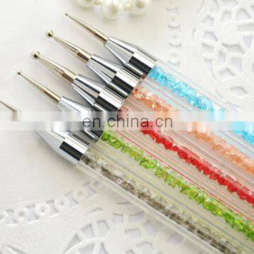 Colorful Rhinestone Decoration Steel Dotting Tools Pen