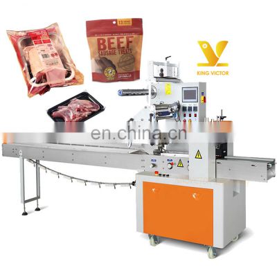 Factory Price Automatic Meat Packaging Packing Machine with Tray
