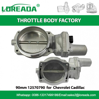 LOREADA Fuel Injection 90mm Electronic Throttle Body Assembly for Cadillac CTS V8 6.0L 2006-2007 for Chevrolet Corvette 2005-2008 12570790