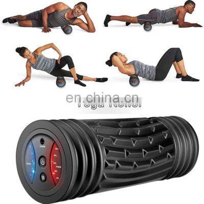 YOUMAY electric foam roller yoga black 5-speed vibrating foam roller