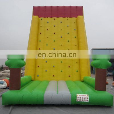 Hot sale commercial inflatable rock climbing wall for adult and children
