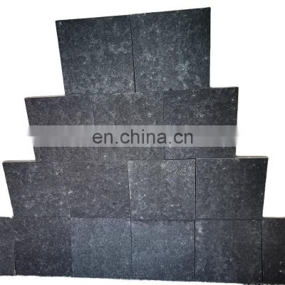 Own factory high quality flamed black sandstone natural wall cladding stone slabs
