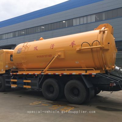 Dongfeng Dual Rear Bridge Sewage Suction Vehicle - Robust and Versatile for Various Cleaning Applications