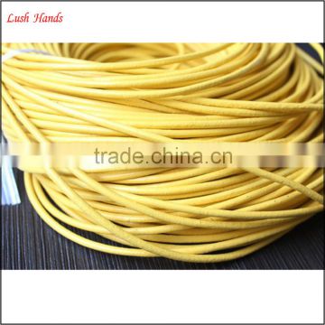 Real suede round leather cord for necklace wholesale