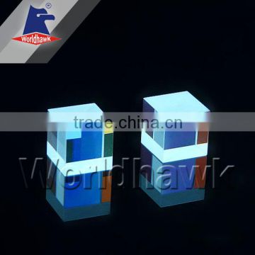 Non-polarizing cube beamsplitter