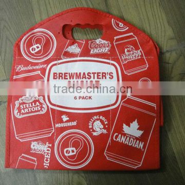 Factory Directly Sales Special Design 6 Pack Wine Bag Non Woven Material