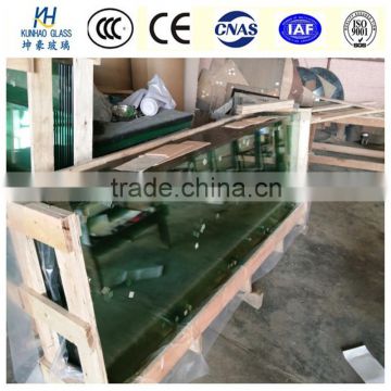 best quality 12mm thick tempered glass dining table / imported Toughened glass dining table