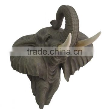 Elephant wall plaque polyresin animal figurines