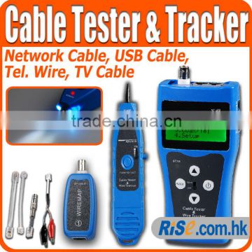 Ethernet LAN Phone wire Tracker USB coaxial 5E 6E RJ45 11 Network Cable Tester