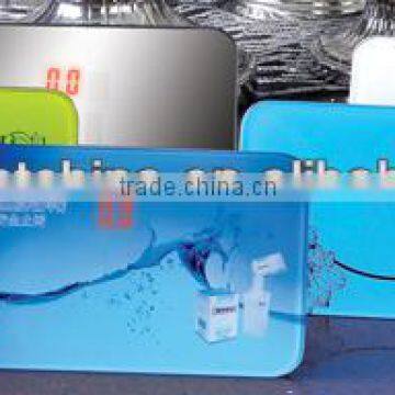 Digital Bathroom Scale 150kg/330lb LCD ABS plastic part HS code 84231000