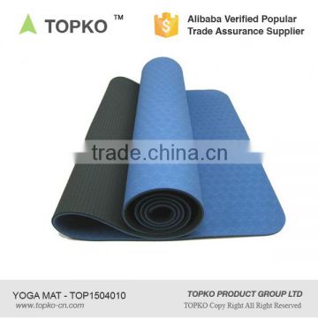 TOPKO Wholesale Waterproof Softextile Double Layer TPE Yoga Mat