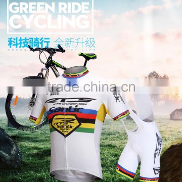 santic customized men short sleeve cycling kit