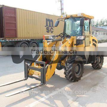 Wolf loader ZL16f wheel loader radlader hoflader 1.6T loader with pallet fork