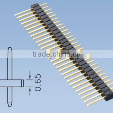 Single Row Straight Type Pin Header 1.27mm H=0.65