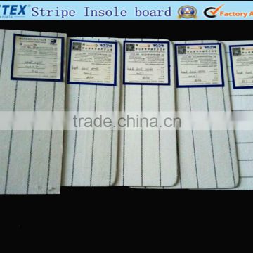 Shoe material Stripe Fabric Cellulose Insole Board