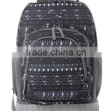 2015 600D Polyester School Backpack with wheels