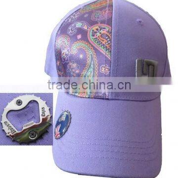 cotton twill bottle opener baseball cap