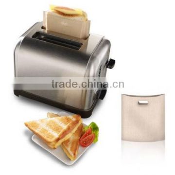 customized non stick surface teflon toaster bags