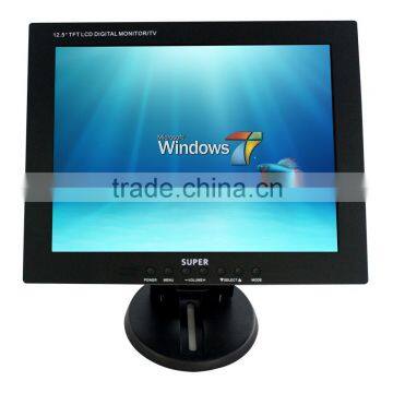 2016 12 inch car lcd pc monitor stand along car monitor