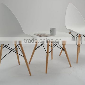 Home furniture plastic dining chairs and table