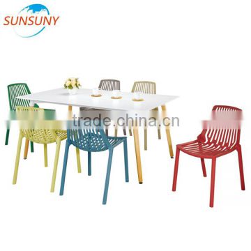 2016 best sale satify design plastic chair with seat