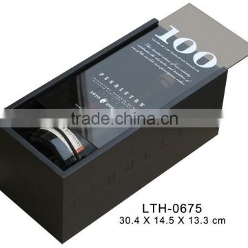 Fashion High Quality wooden wine bottle packaging box
