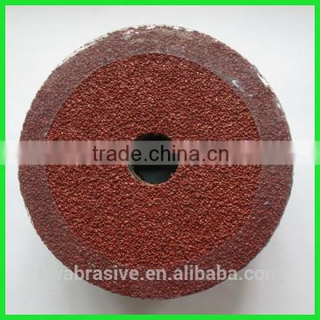 Aluminum oxide paper backing fiber disc