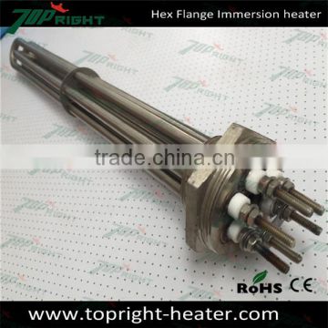 9kw 240v 16inches customized U type fast heating flange tubular heater